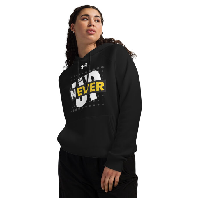 under armour hoodie black left front 66bba2425879b