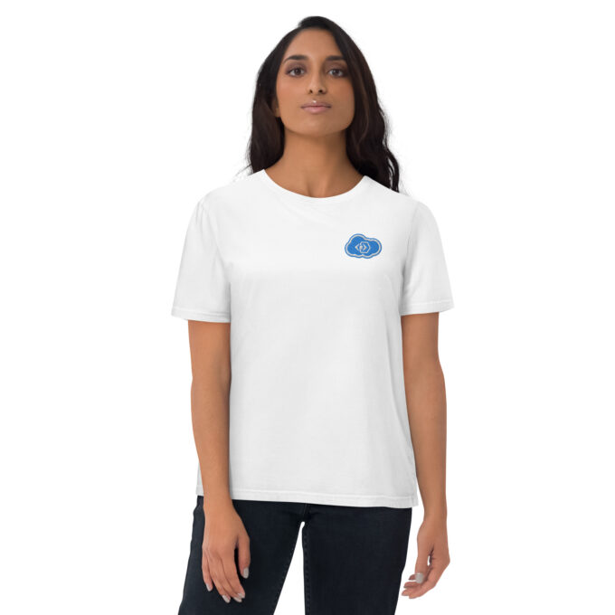 unisex organic cotton t shirt white front 66c5c9c481607