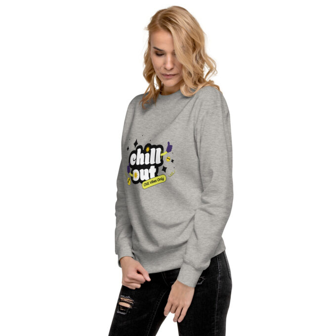 unisex premium sweatshirt carbon grey left front 66bbada259a52