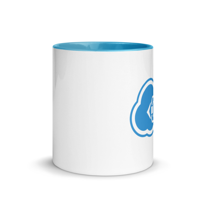 white ceramic mug with color inside blue 11 oz front 66bbb99edcdd9