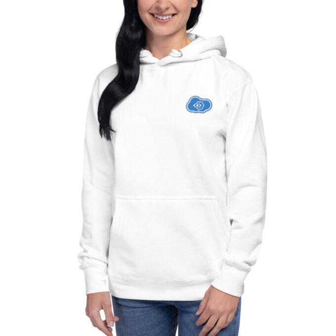 unisex premium hoodie white front 66da42afd3f5b